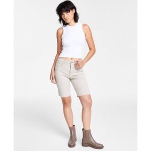 OAT High-Rise Bermuda Shorts Size 28